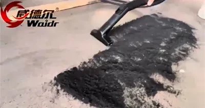 กระเป๋าเป้สะพายหลังแบบพกพาเครื่องดูดฝุ่นที่ใช้แบตเตอรี่