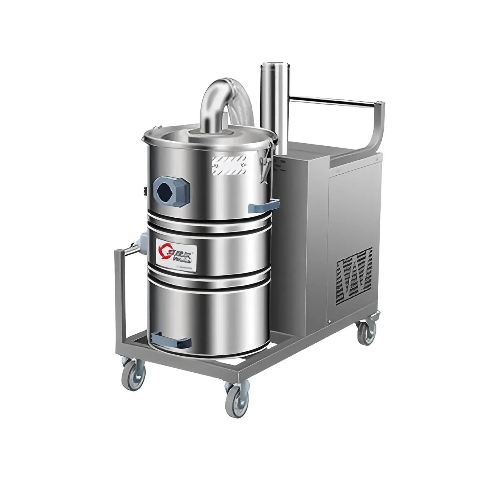 เครื่องดูดฝุ่นอุตสาหกรรมกำลังยกบาร์เพื่อความปลอดภัยในสถานที่ทำงาน